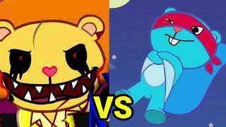 Splendid Vs Disco Bear (Amnesia) ¿Quién gana? | Happy Tree Friends