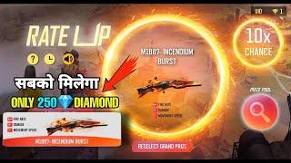 Rate Up Event Mein Kitna Diamond Lagega | Free Fire New Event | Tropical Parrot M1887 Return |
