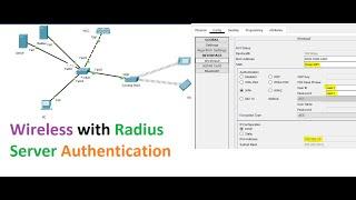 Wireless Network Configuration || Radius Server Authentication