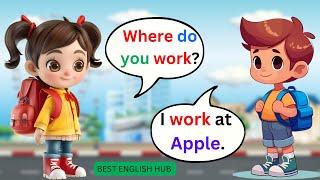 Simple English Conversation Practice  Listening and Speaking for Beginners  Best English Hub