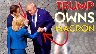 TRUMP Owns Macron (And His Wife) in an INSANE 30 Second Handshake Battle