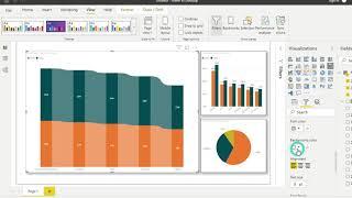 Use Ribbon Chart in Power BI | Ribbon Chart in Power BI Desktop