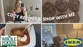 Shop with me at IKEA and Whole Foods | Cozy Recipes