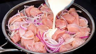 Dieses Rezept wird Sie verrückt machen! Hähnchenfilet mit Reis! Unglaublich leckeres Rezept!