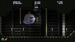 Very Dark Place (Super Mario Construct Level)