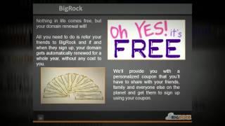 Renew your Domain for free with BigRock!