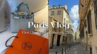 PARIS VLOG: Hermès Unboxing | First Quota Bag of 2024!