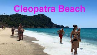 4K Cleopatra Beach Alanya Turkey 2024 | Beach Walk Alanya Turkey #turkey #cleopatra #kleopatra