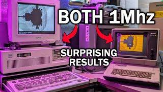 Is an IBM PC usable at the same clock speed as an Apple II?