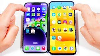 iPhone 14 vs Galaxy A54 Speed Test