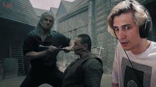 xQc reacts to Netflix The Witcher: Butcher Of Blaviken Scene (Steel For Humans) with chat)