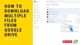 How To Download Multiple Files From Google Drive