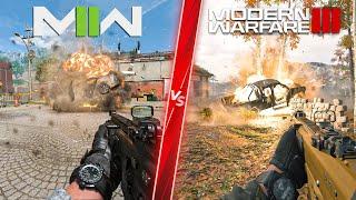 Modern Warfare 3 vs Modern Warfare 2 - Direct Comparison! Attention to Detail & Graphics! ULTRA 4K