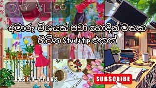 Day vlog with study️️ / Study with rasho vlogs️/#studytips #sinhala #trending #dayvlog