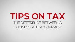 The difference between a 'Business' and a 'Company'