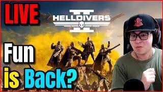  LIVE: Helldivers 2 | New Update Gameplay & Weapon Buffs | Is the Fun Back? | First Impressions!