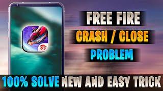 Free fire crash problem after garena logo solve | Solve free fire not opening auto back problem