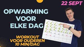 Korte opwarming voor 60-plussers: maak je lichaam klaar voor de rest van je dag of training!