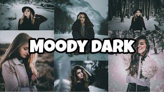 Dark Moody Presets - Lightroom Mobile Presets | Moody Dark Preset | Moody Preset - 2020