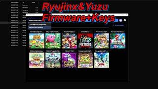 Ryujinx und Yuzu Emulator für die Switch – Firmware + Keys + Shader Cache