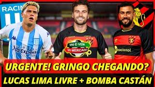 Atualização do Mercado! Gringo Chegando? Lucas Lima de Graça? A Bomba Castán! Notícias do Sport