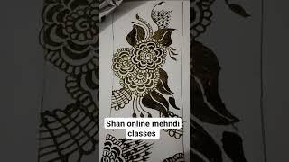 Shan online mehndi classes 4th day starting like share and subscribe booking now WhatsApp 9510004900