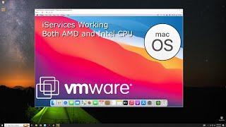 How to Install macOS Big Sur on Vmware on Windows PC - Intel and AMD, iServices Working