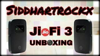 JioFi 3 unboxing | Siddhartrockx