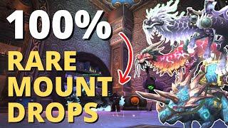 FINALLY 100% Chance To Obtain Rare Mount Drops In World of Warcraft MOP Remix