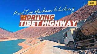 Driving on Sichuan-Tibet Highway 318 from Markam to Litang - EP2