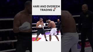 Hari and Overeem trading  in their trilogy fight!