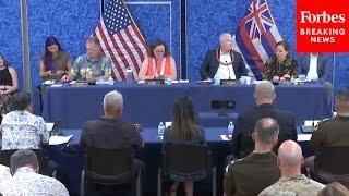 House Oversight Committee Holds Hearing On Federal Response To Maui Wildfires