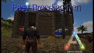 Ark How To Build  A Simple Breeding Pen