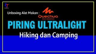 Quechua MH100 - Piring plastik alat makan Ultralight.