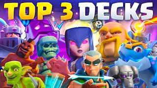 TOP 3 BEST DECKS IN THE NEW SEASON! - Clash Royale