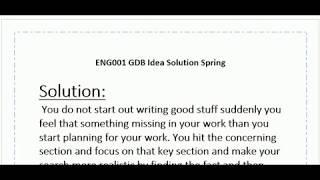 eng001 gdb solution
