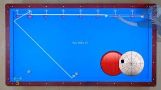 Carom 3 Cushion Billiards - Shots tutorial Simple real combat experience