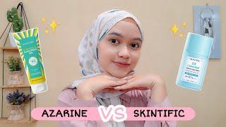 BATTLE SUNSCREEN | Azarine Hydrasoothe Sunscreen Gel vs. Skintific 5x Ceramide Serum Sunscreen