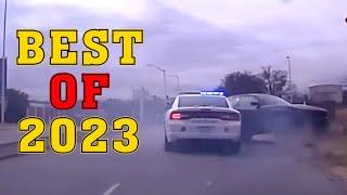 BEST OF 2023. Most Brutal Police Chases. Epic Pit Maneuver & High Speed Crash.