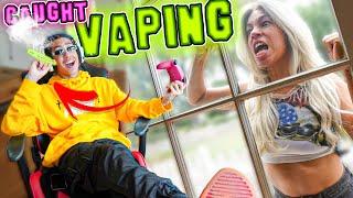 CAUGHT *VAPING* BY MY PARENTS!! HILARIOUS PRANK 