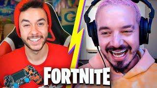 PLAYING FORTNITE WITH J BALVIN  - TheGrefg