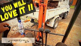 Excavator Loading Truck | Kubota U 17-3 Mini digger