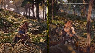 Horizon Zero Dawn PS4 Pro vs PC Early Graphics Comparison