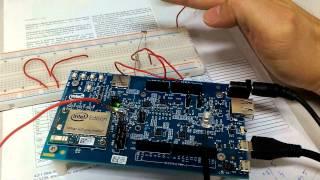 Intel Edison Kit for Arduino: LED Control Demo