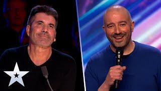 Stefano Paolini saves his audition as he strikes COMEDY GOLD | Auditions | BGT 2022