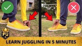 Football Juggling Tutorial For Beginners in Tamil | LEARN FROM THE EXPERTS