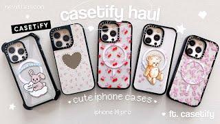 casetify haul  unboxing aesthetic iphone cases and accessories!