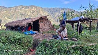 This is Himalayan Very Relaxing Hari Rokaya Village Lifestyle | Organic Food Cooking in Countryside