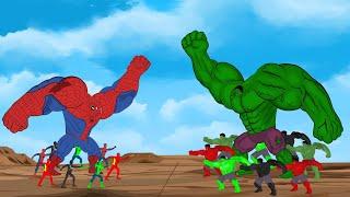 Evolution of Hulk vs Evolution of Spider-Man [2022] | SUPER HEROES MOVIE ANIMATION