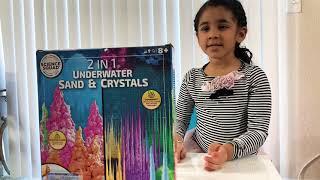 Rajvi’s Fun Club : Science Squad underwater sand magic art